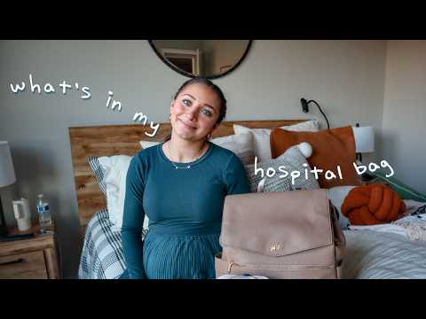 WHAT’S IN MY HOSPITAL BAG | what I packed labor, delivery, & for baby