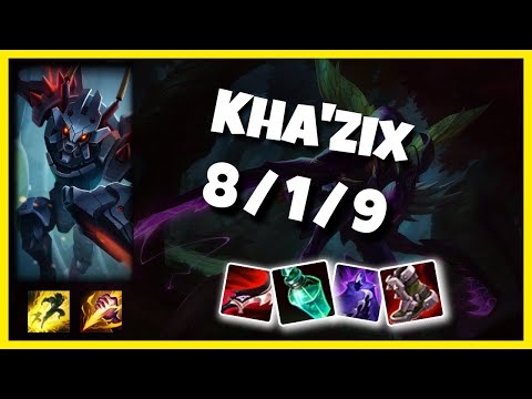 Kha'Zix vs Kayn DUSKBLADE EU Challenger JUNGLE (8/1/9) - v10.24