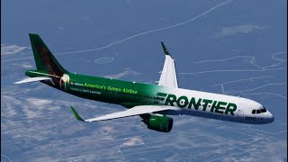 XP12 | Toliss A321-271NX Rhode Island T.F. Green Airport Landing