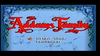 Sega Megadrive - The Addams Family