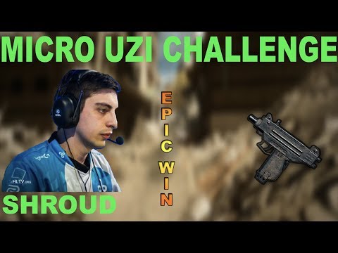 MICRO UZI Challenge SHROUD | Solo SHROUD win | PUBG