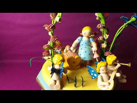 Steinbach uralte Spieluhr Nr.119 - seltenes Sammlerstück aus dem Erzgebirge