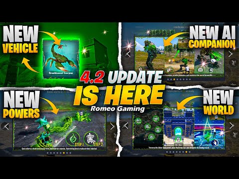 4.2 Update Is Here |  All New Features in 4.2 Update | Free Upgradable Skin | PUBGM 