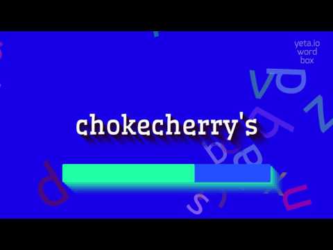 How to say "chokecherry's"! (High Quality Voices)