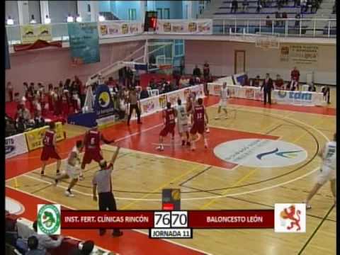 Adecco Oro J11: Instituto Fertilidad Clínicas Rincón 85-83 Baloncesto León