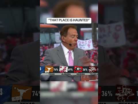 Saban warns teams about having to play at Auburn 👻