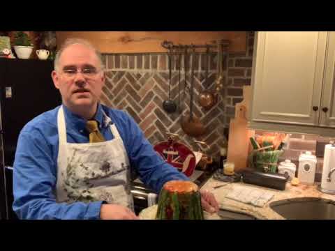 Ukrainian Countdown 3: Asparagus Salad in a Champagne Orange Aspic