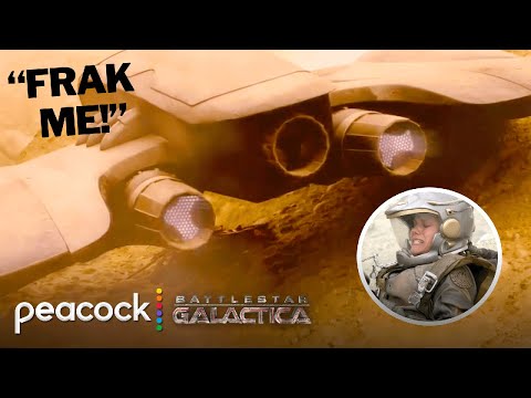Starbuck Finds a Mysterious Cylon Ship | Battlestar Galactica