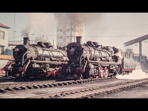 Chinese SY & JS class 2-8-2 Steam Locomotive, class history video, slideshow