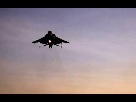 AV-8B Harrier Hover Demonstration