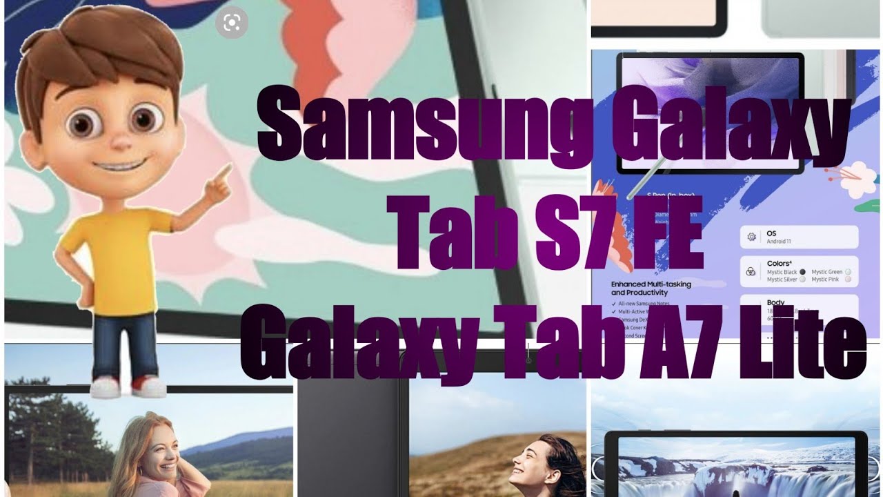 Samsung Galaxy Tab S7 FE 12.4" tablet unveiled with 5G, cheaper Galaxy Tab A7 Lite follows