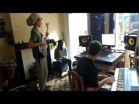 Recording "Visit Of HIM" @ Jah Embassy Studio