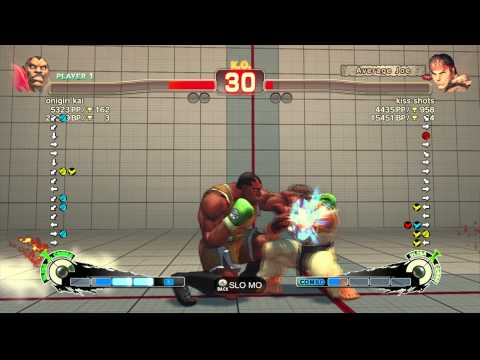 SSFIVAE~ Balrog (onigirl kai) vs. Ryu (kiss shots) HD