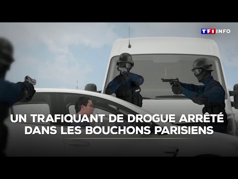 Un trafiquant de drogue arrêté... dans les bouchons parisiens !｜TF1 INFO