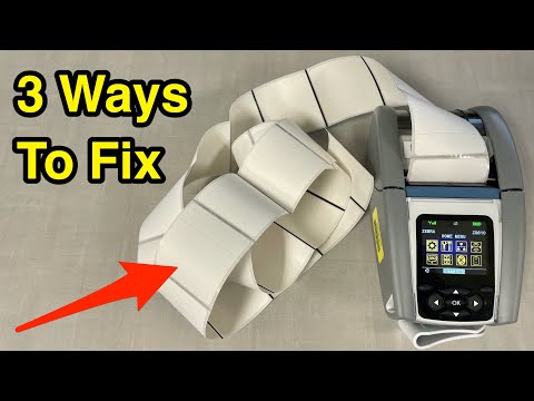 3 ways to fix skipping labels on thermal printers - Zebra, Brother, Dymo, Epson, Casio.