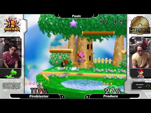 Smash 64: Fireblaster (Yoshi) V Produce (Ness) - Shattered 108 Tournament SSB64