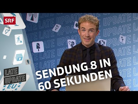 Sendung 8 zusammengefasst in 1min mit Michael Elsener, Matto Kämpf und Seven | Late Update | SRF