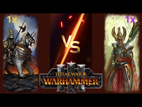 Phoenix Guard vs Empire Cavalry Roster in Total War: Warhammer 3