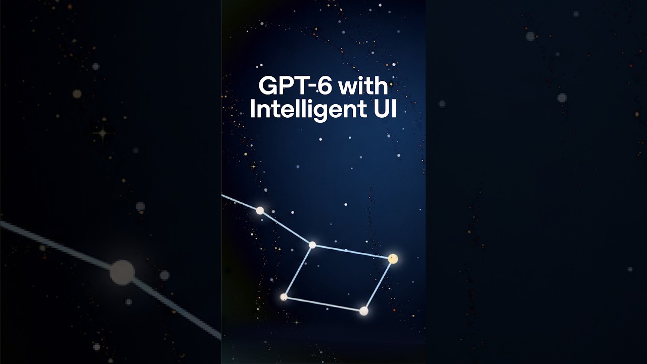 More visual answers from GPT-6 with Intelligent UI