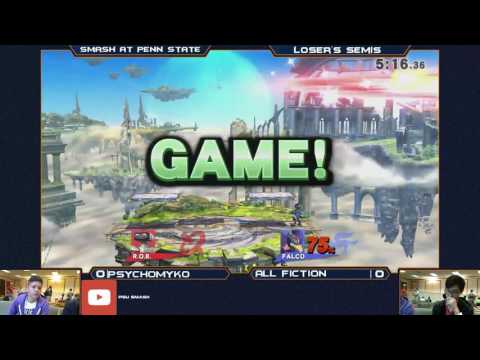 S@PS 32 Wii U Singles - All Fiction (R.O.B.) vs PsychoMyko (Pit/Falco) - Loser's Semis