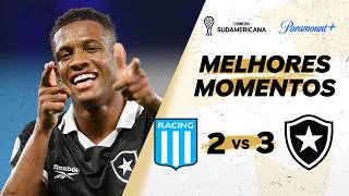 RACING 2 X 3 BOTAFOGO - CONMEBOL SULAMERICANA 2026 | Paramount Plus Brasil