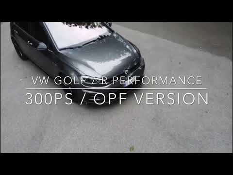 SOUNDCHECK VW GOLF 7 R PERFORMANCE with OPF / NO Akrapovic