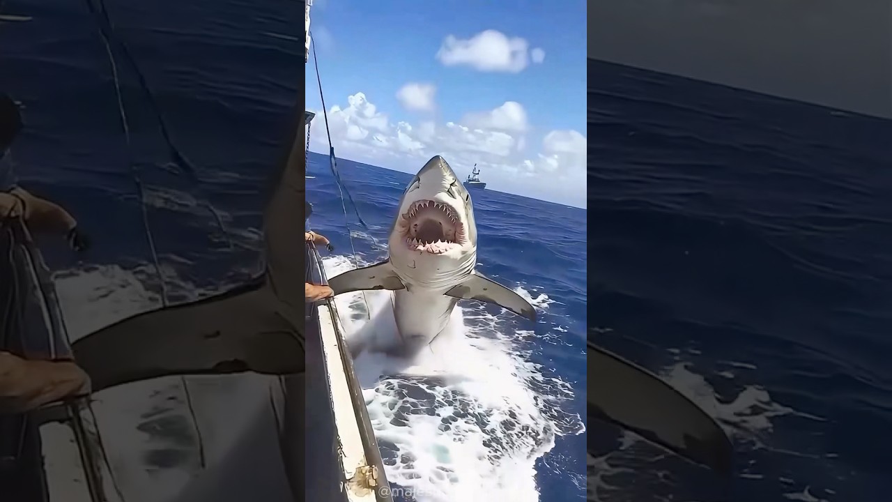 Why Great White Sharks Aren’t in Aquariums 🦈! #wildlife #underwater #nature