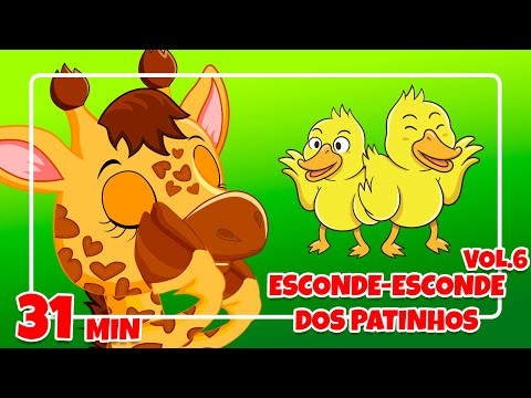 Esconde-esconde dos Patinhos Vol. 6 - Giramille 31 min | Desenho Animado Musical