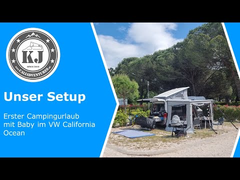Unser Setup - Erster Campingurlaub mit Baby im VW California Ocean