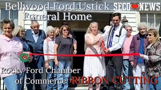 Bellwood Ford Ustick Funeral Home Ribbon Cutting with Rocky Ford Chamber of Commerce April 2, 2022.