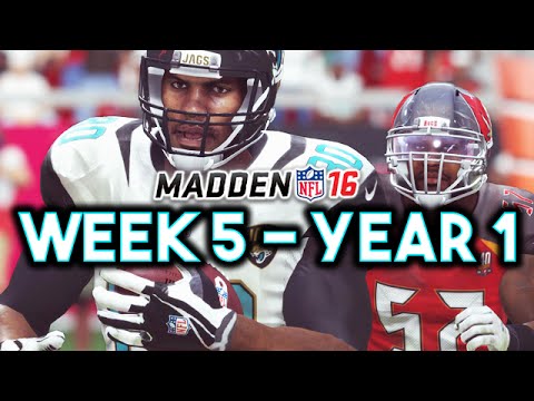 Madden 16 Jaguars Connected Franchise Year 1 - Week 5 @ Buccaneers (Ep.6)