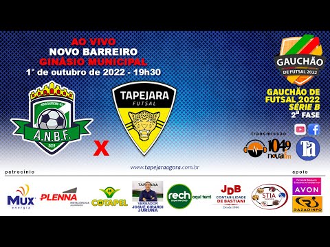 ANBF X TAPEJARA FUTSAL - GAUCHÃO 2022 - SÉRIE B