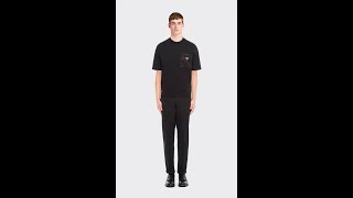 prada t shirt | prada Black Logo Printed T-shirt T-shirt | prada t shirt mens