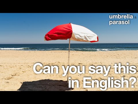 Learn English Through Explanation┃umbrella & parasol 2/2