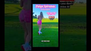 @PaigeSpiranac FULL Swing Analysis  coming later today! #shorts #golf