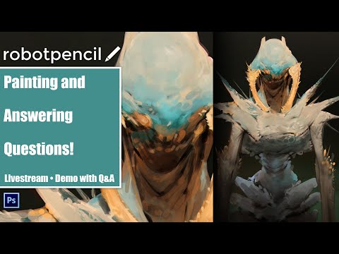 Painting and Answering Questions!