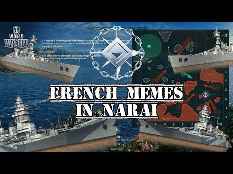 French Memes in WoWs Operations with Strasbourg in Narai