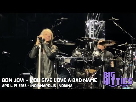 Bon Jovi - You Give Love A Bad Name in Indianapolis, Indiana on April 19. 2022