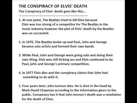 The Conspiracy Of Elvis' Death