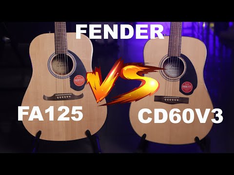 Fender FA125 VS Fender CD60 V3 - Acoustic Battle #9
