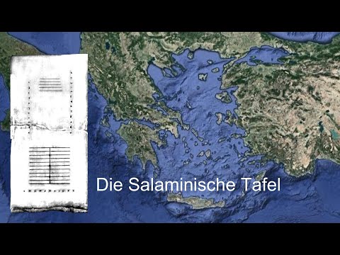 Die Salaminische Tafel - ein antikes Rechenbrett (früher Abakus)