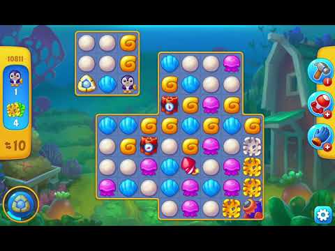 Fishdom Easy Level 10811 (with ingame lightning and bomb boosters) @choraelmin