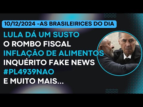 Lula dá susto; Militares, Judiciário e o rombo fiscal; PL4939; Inflação de alimentos; Milei bombando