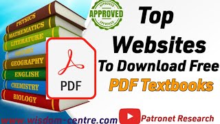 How to Download any Textbook in PDF file for Free: Top Sites and Tips
