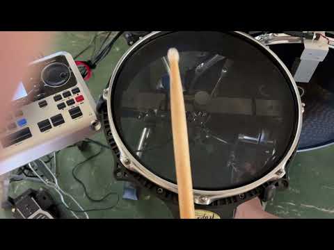 Traps Drum Kit, Alesis DM10 Custom Accoustic/Electric 2025 - Black/Chrome with Blue Accents image 25