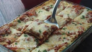 Simple Turkey Lasagna | I Heart Recipes