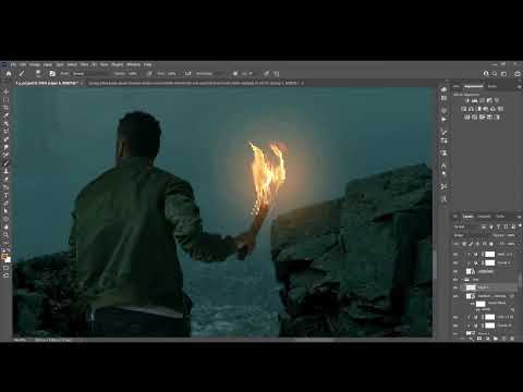 PS advanced tutorial: P51 teach you to use PS to synthesize creative scene posters (fog forest)
