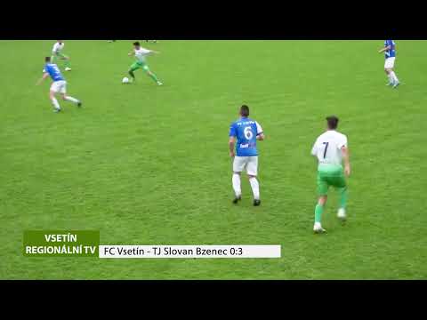 VSETÍN: FC Vsetín - TJ Slovan Bzenec 0:3