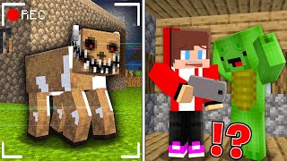 JJ and Mikey Watch Scary COW on The Cameras?!