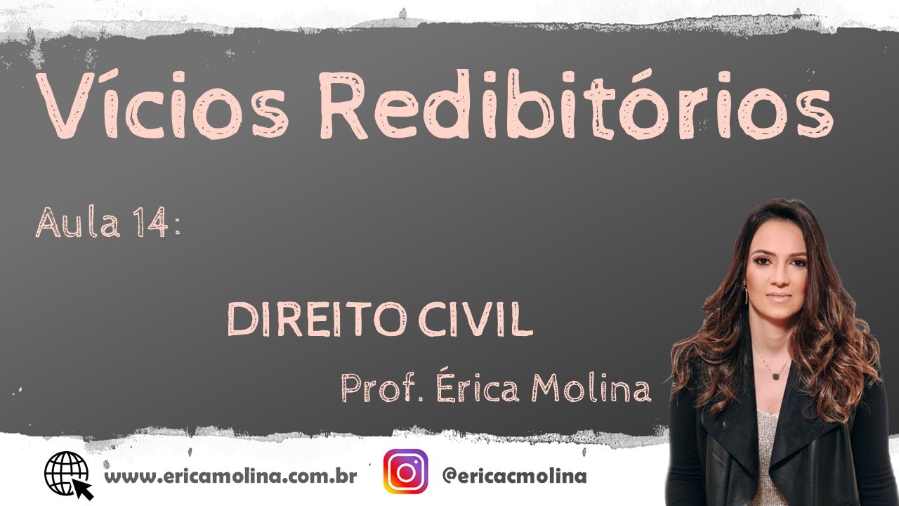 AULA 14 - DOS VÍCIOS REDIBITÓRIOS